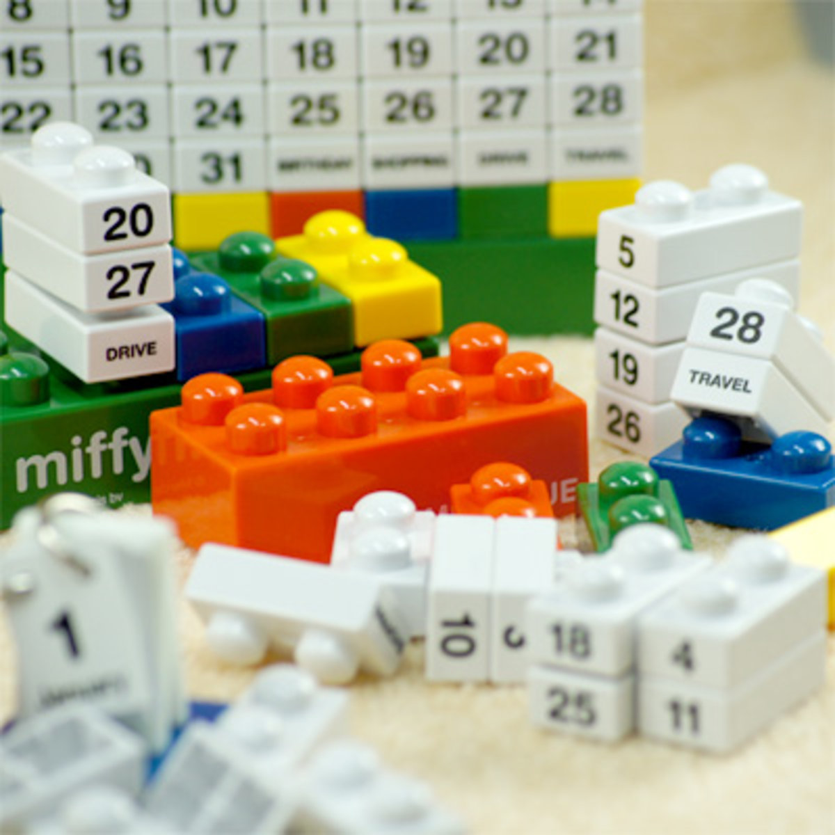 lego block calendar