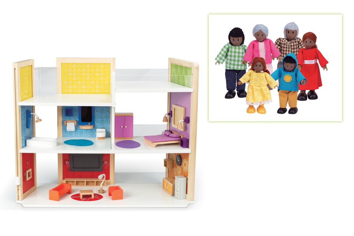 hape family doll mansion