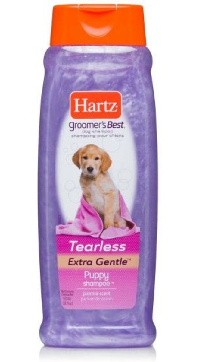 hartz tearless puppy shampoo