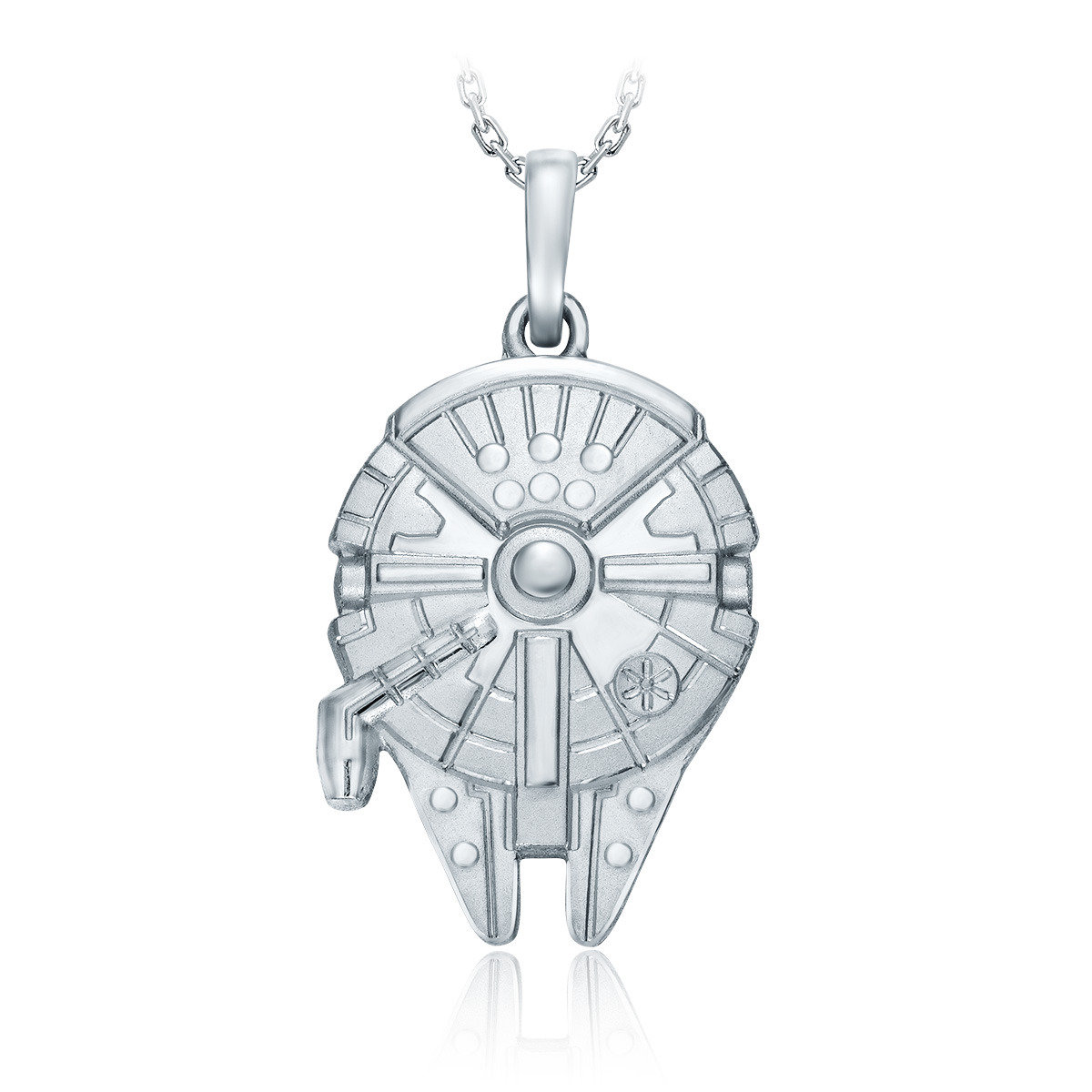 Chow Tai Star Wars Collection 18k 750 White Gold Pendant Star Wars Collection 18k 750 White Gold Pendant