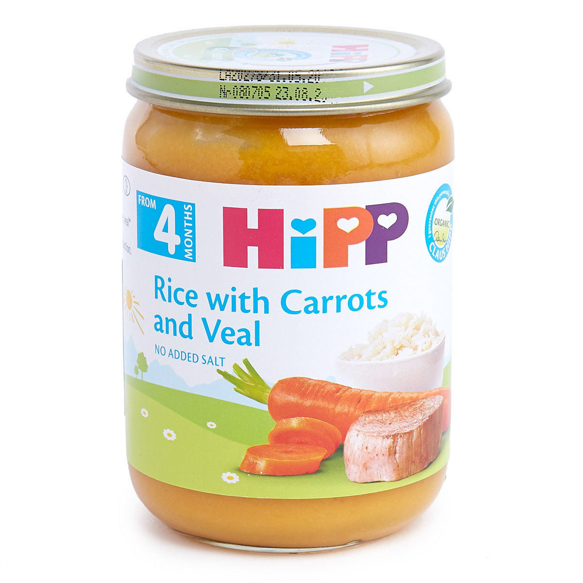hipp organic 4 month food