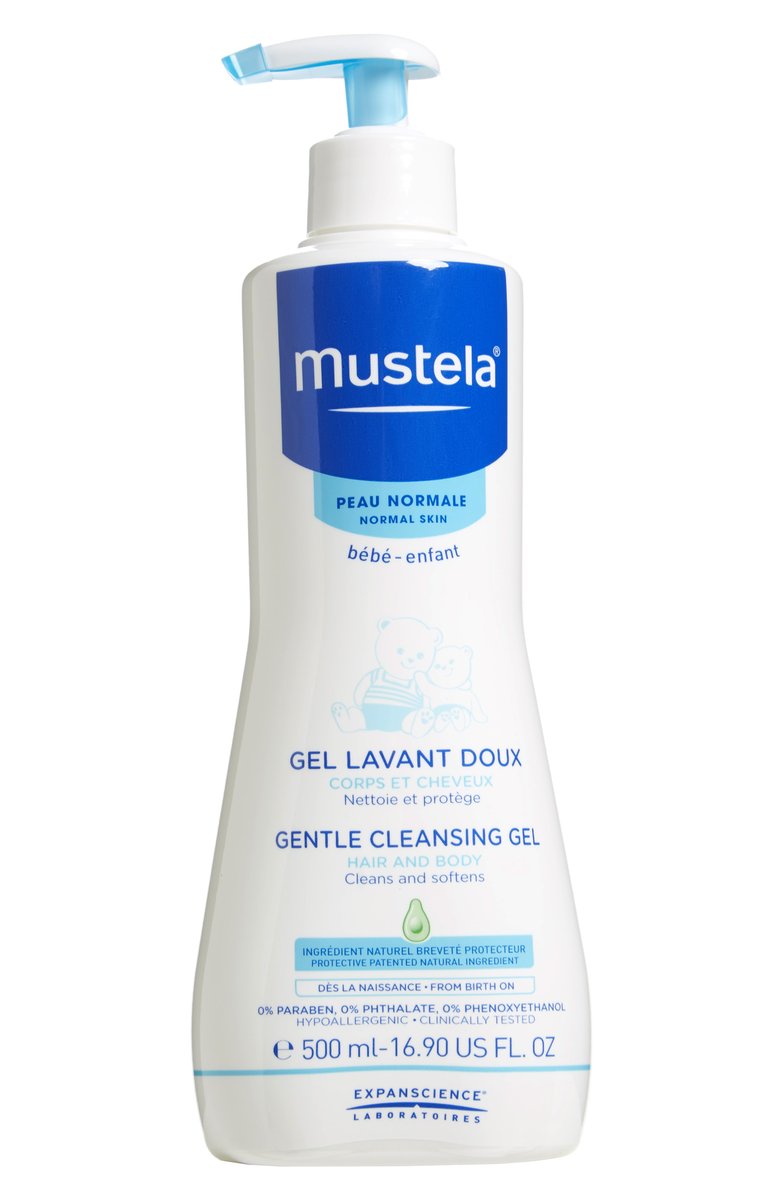 Mustela Dermo Cleansing Soap Free Gel Hair And Body Wash Dermo Cleansing Soap Free Gel Hair And Body Wash 500ml France Version
