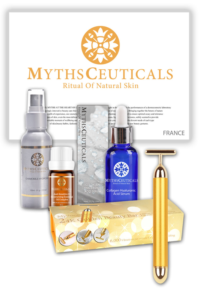 Mythsceuticals Mc Skin Care Set Collagen Hyaluronic Acid Serum Chamomile Hydrosols 100ml 24k Golden Beauty Bar An Hktvmall Online Shopping