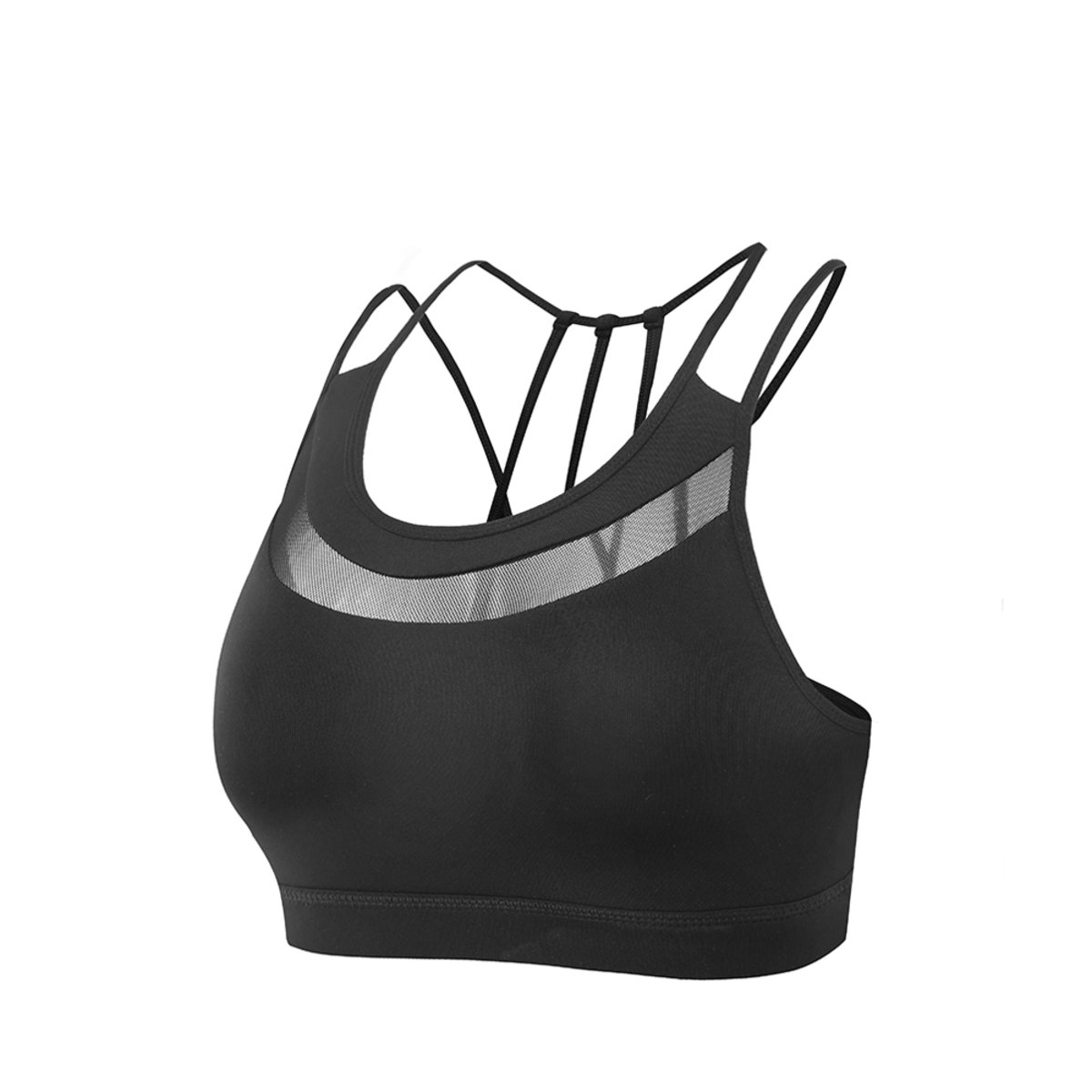 mesh front sports bra