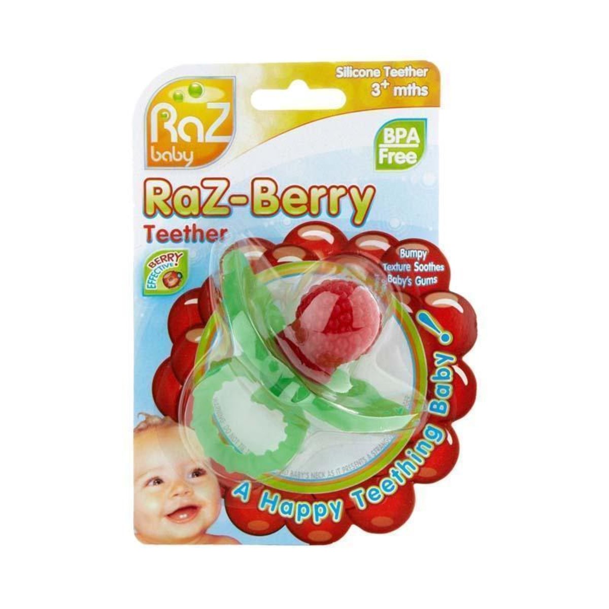 raspberry teether
