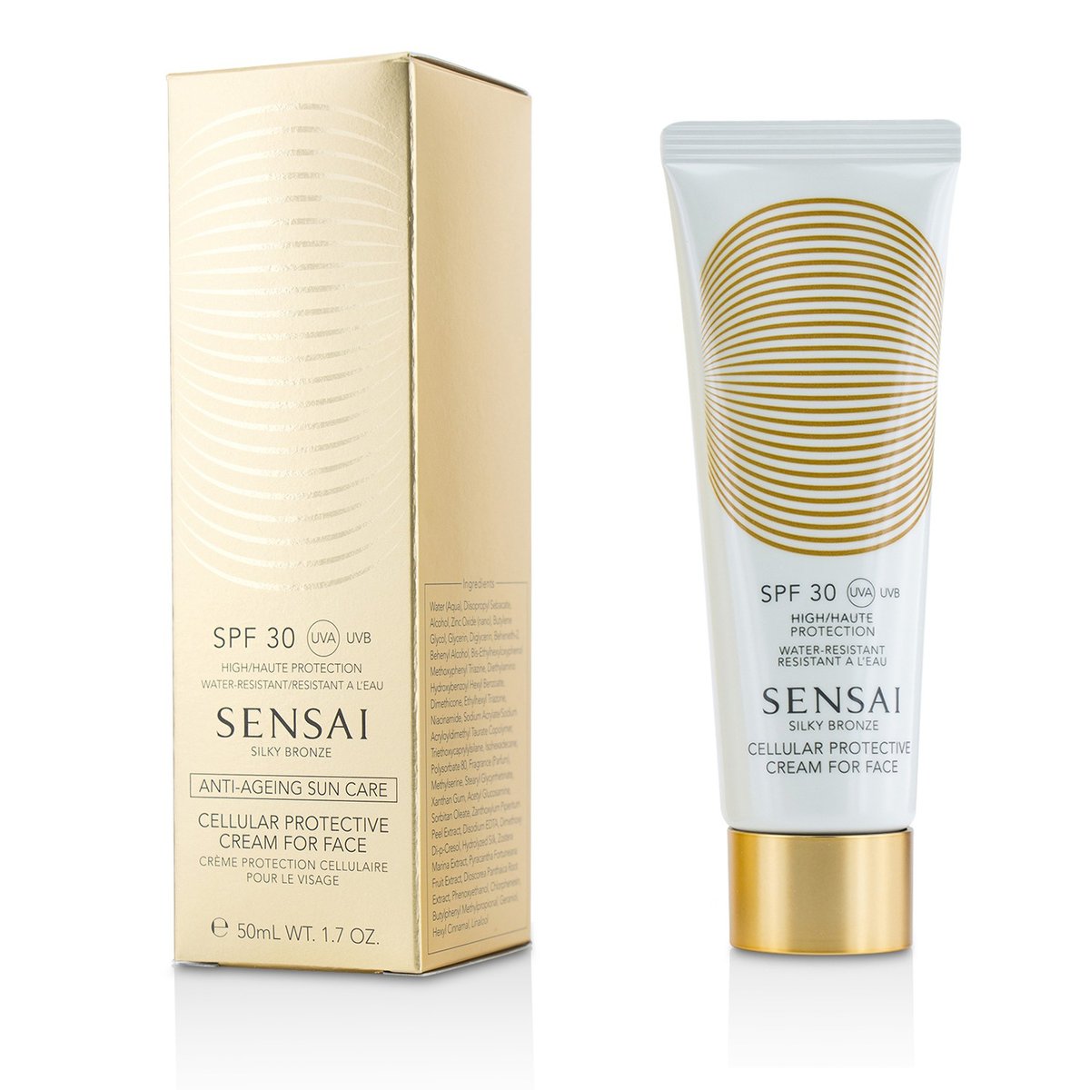 sensai silky bronze cellular protective cream for face