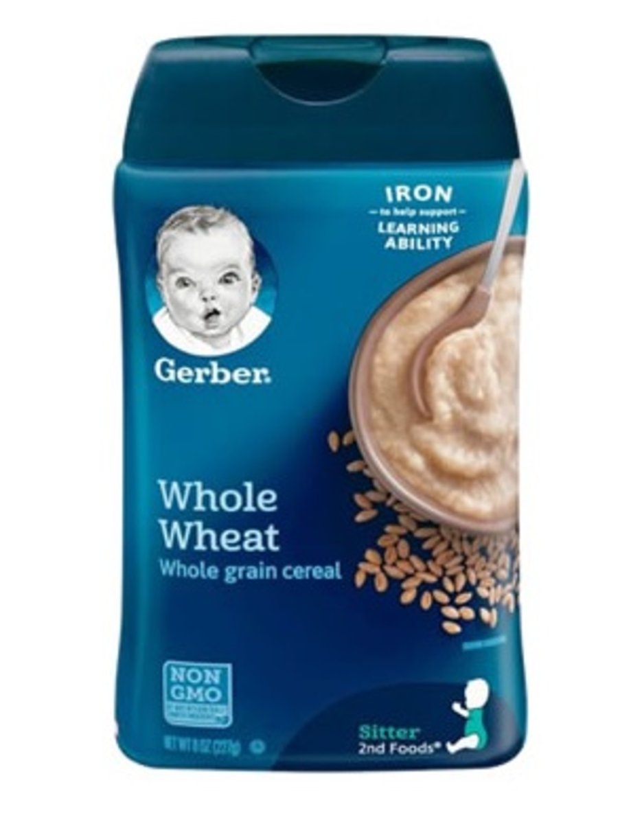 gerber whole wheat whole grain cereal