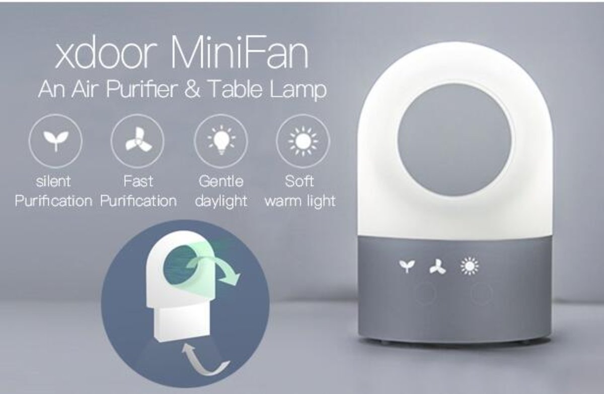 Xdoor Minifan Desktop Air Purifier Lamp Hktvmall Ping Minifan Desktop Air Purifier Lamp