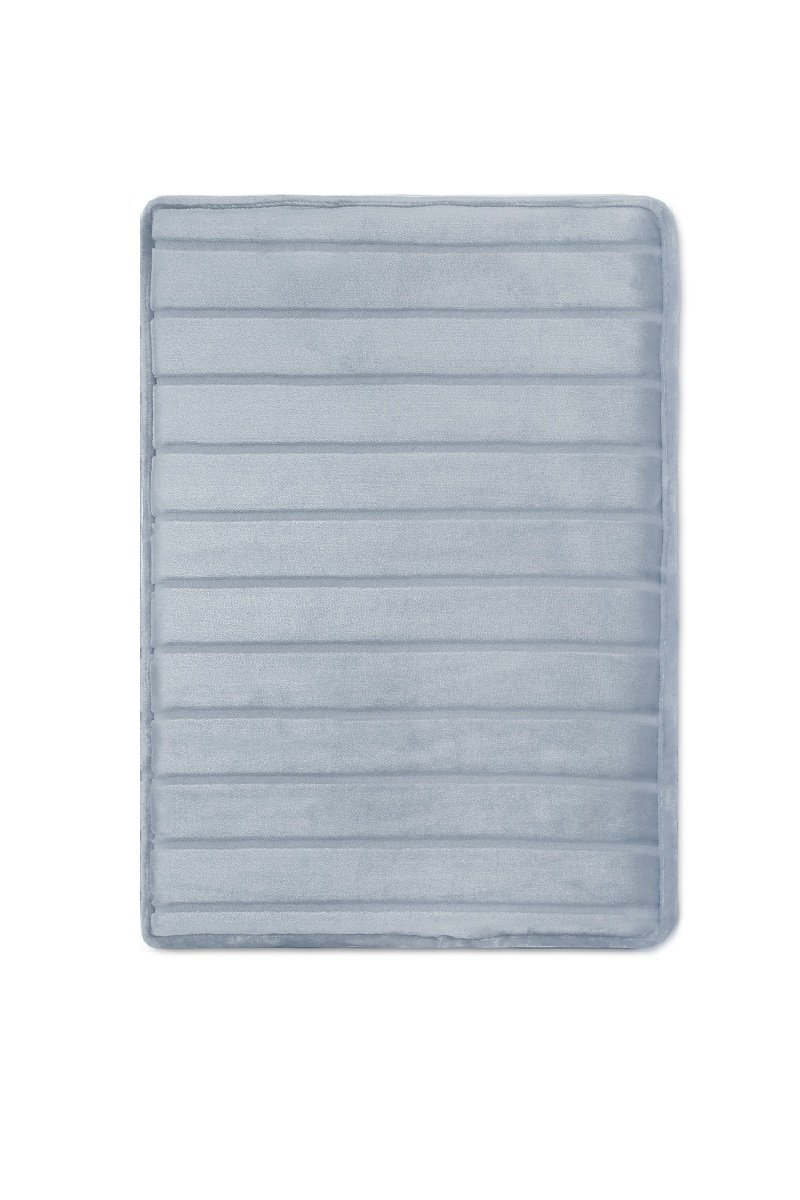 Microdry Softlux Chartech Memory Foam Bath Mat Blue Hktvmall