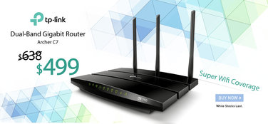 Wifi 上網零死角: 無線雙頻Gigabit路由器 - Archer C7