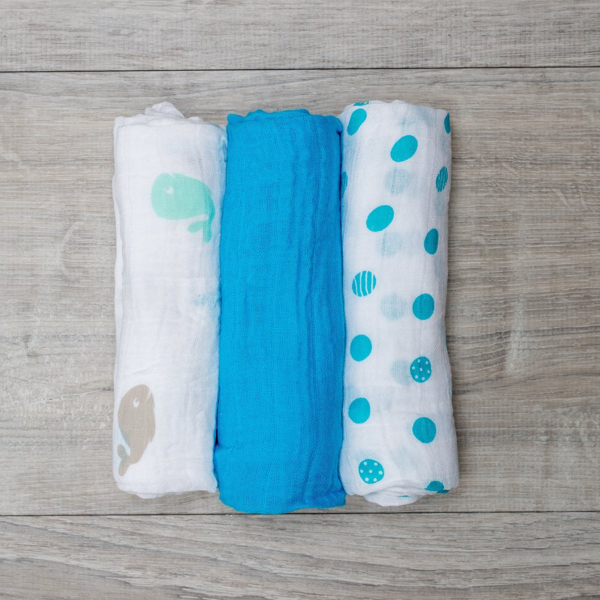 mini muslin blanket