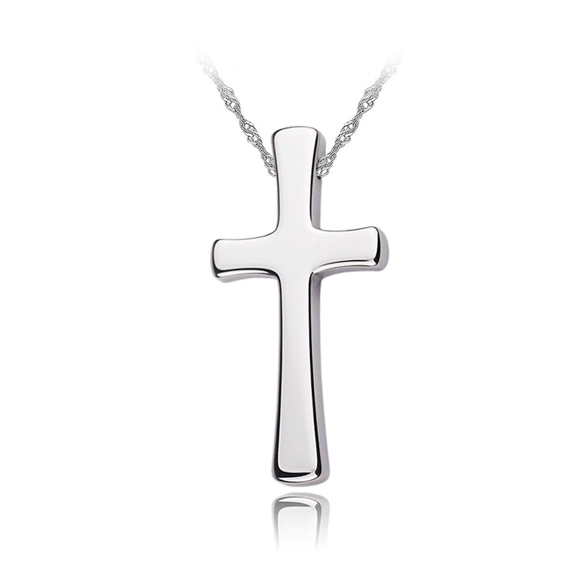 Glamorousky Fashion Tungsten Cross Pendant With Stainless Steel Glamorousky Fashion Tungsten Cross Pendant With Stainless Steel Necklace For Women Hktvmall Ping