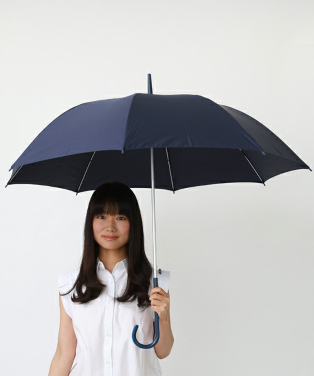 (Navy) Japan W.P.C. Unnurella Water- Repellent Long Umbrella