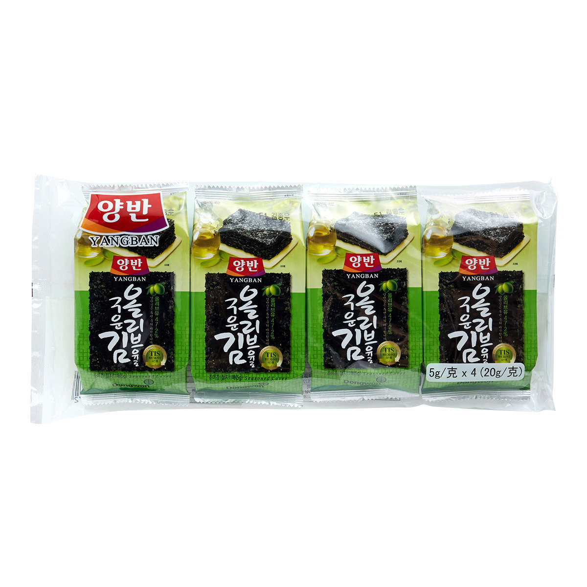 天然鹽燒海苔 (橄欖油)