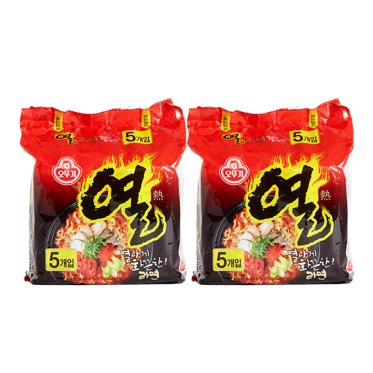 Ottogi 激辣麵 (5包裝)  x 2 袋優惠 (新舊包裝隨機發送)