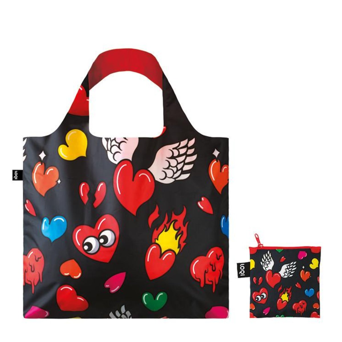 插畫系列 環保購物袋 – POP Hearts