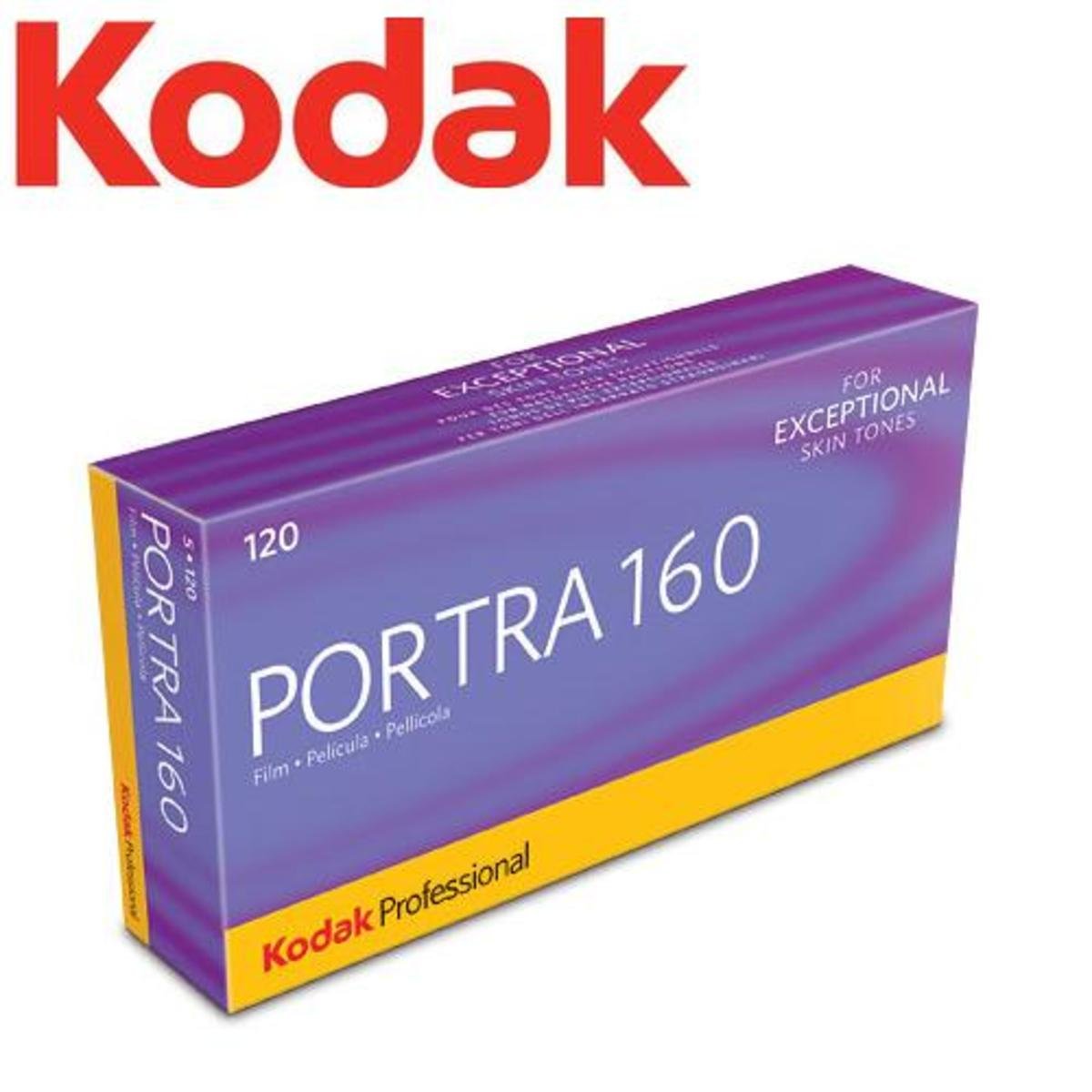Professional PORTRA 160 120 Color Medium Format Film (5Rolls/Pack) (by PandaCamera)