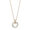 Miss Amulet: gold plating, MOP pendant necklace