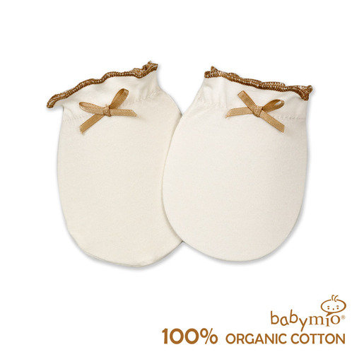 organic baby scratch mittens