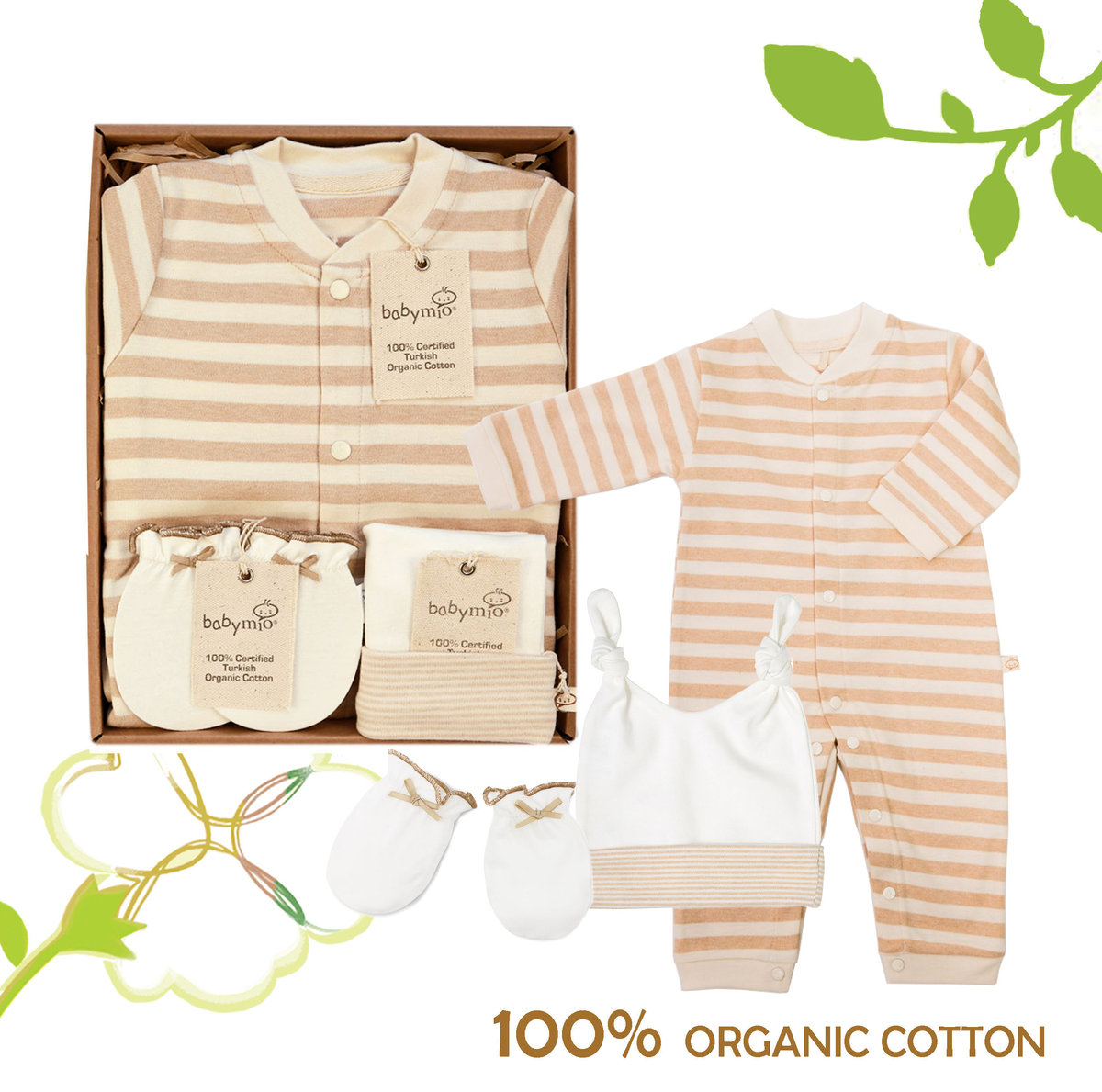 100%Organic Cotton Precious Baby Set
