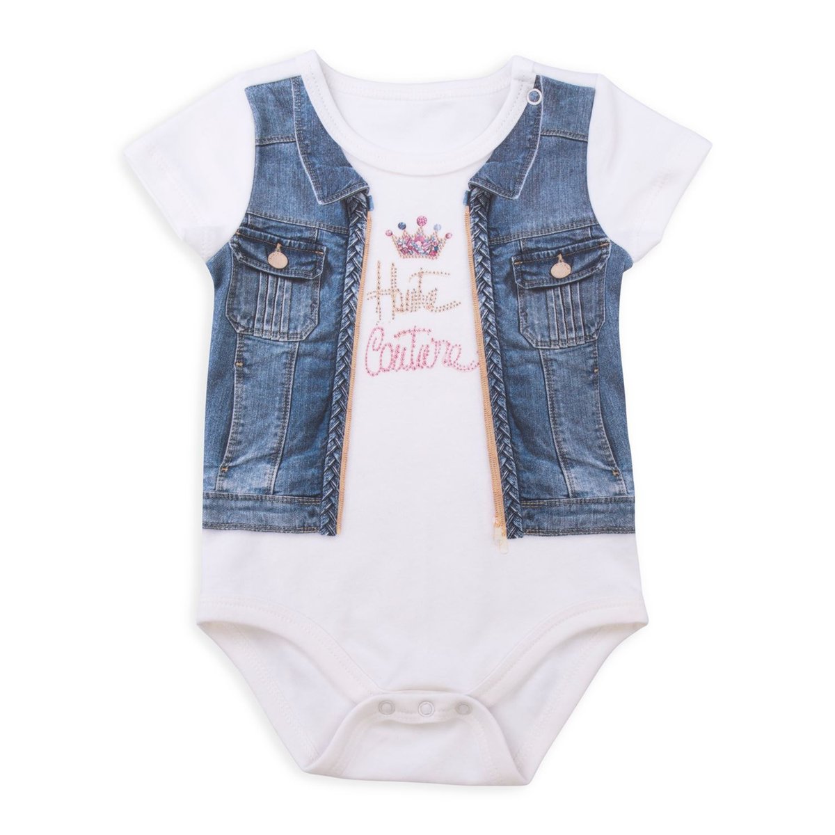 Organic Print Girl Body (CANAN KIZ BADI)-1-3M (1pc)