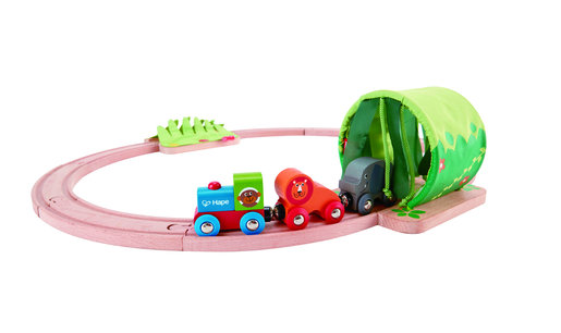 hape jungle train journey set