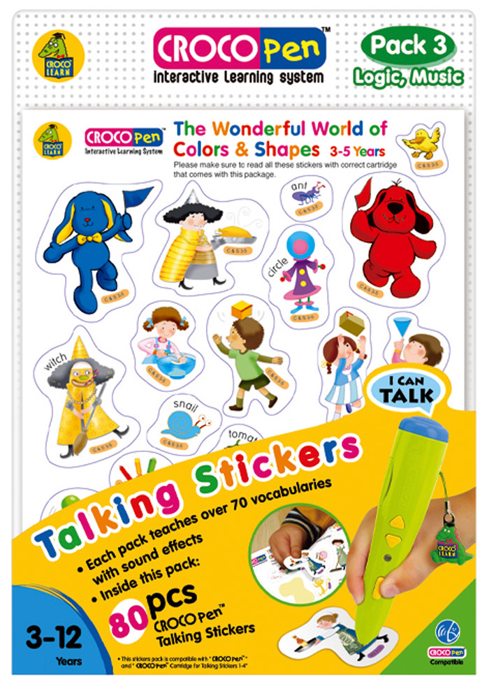 CP85032-Talking Stickers (pack 3)-Logic, Music