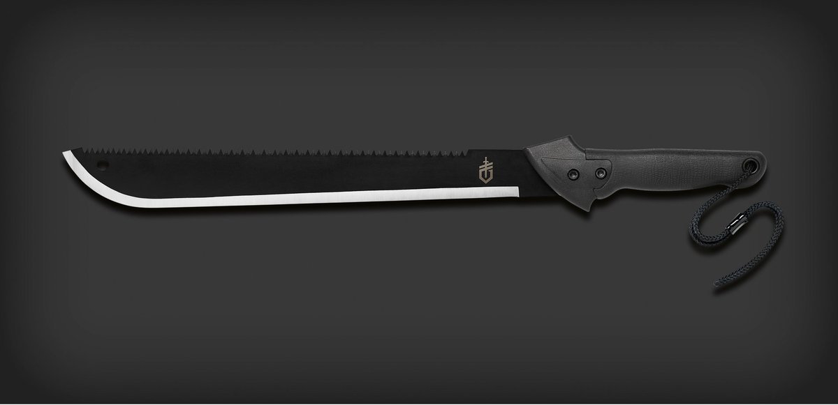 美國刀具 - Gator Machete, Nylon Sheath Clam