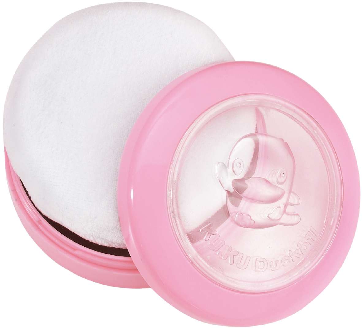 KUKU Powder Case and Puff - Pink