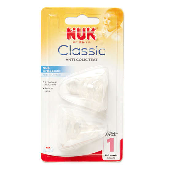 nuk classic anti colic teat