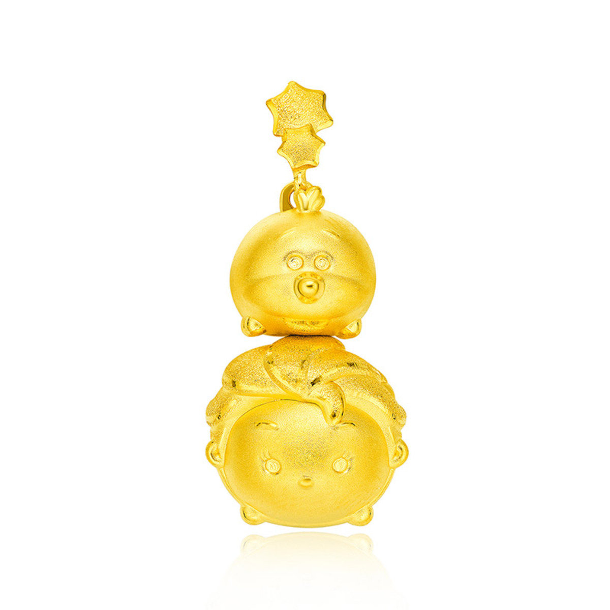 Disney Tsum Tsum Collection: Elsa & Olaf 999 Gold Pendant