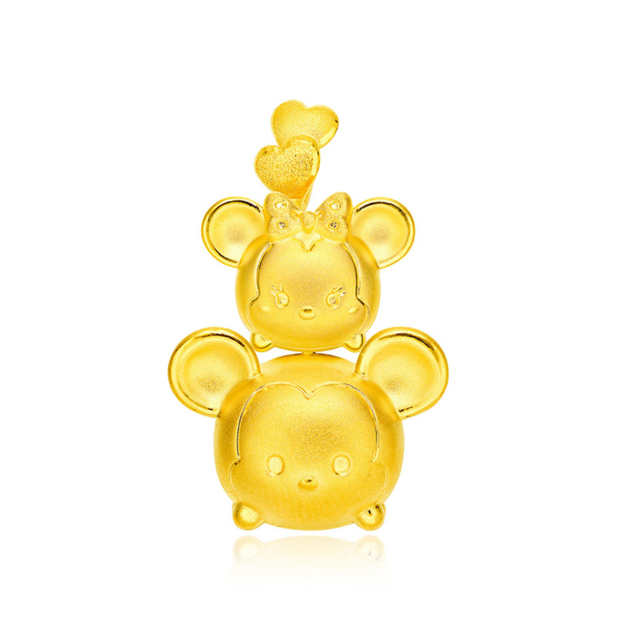 迪士尼Tsum Tsum系列: 米奇米妮 999足金工藝精品吊墜