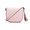 Blooming Series Mini Tassel Saddle Bag in Genuine Leather (Pink)