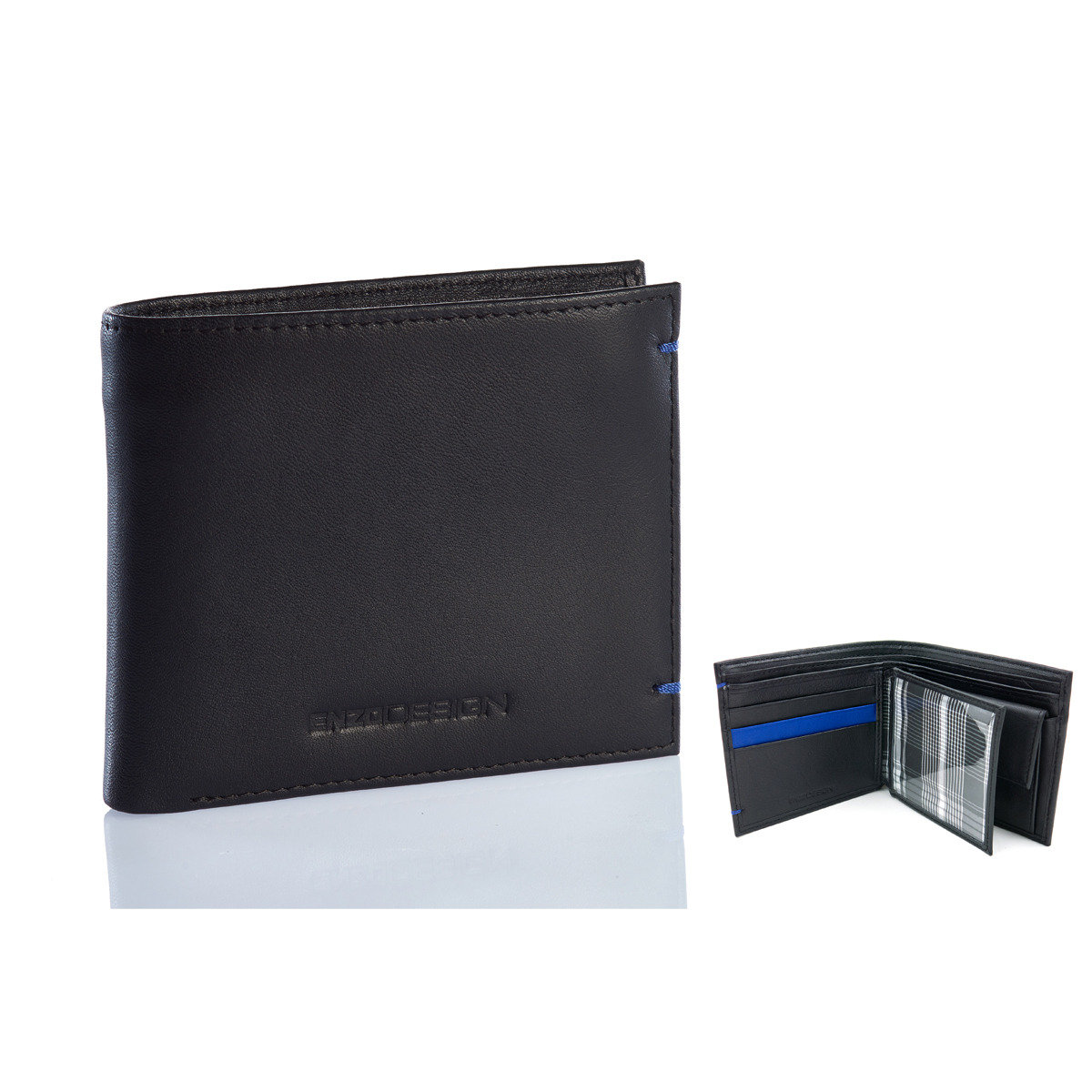 幼紋牛軟皮銀包(內有零錢格)