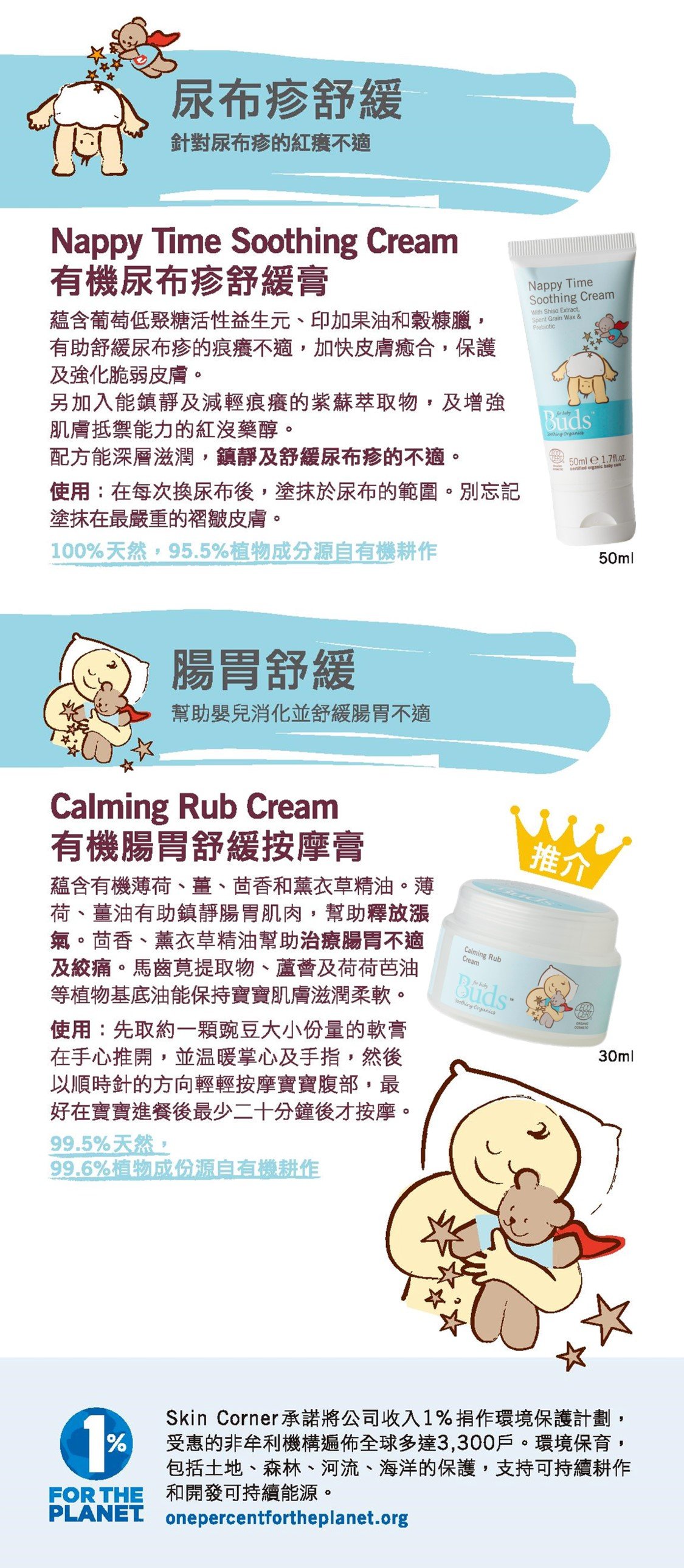 calming rub cream buds