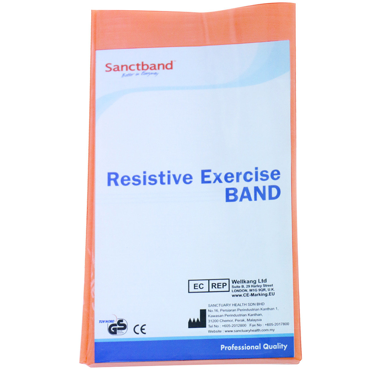 1.5m 練力帶 (備5級抗阻力) - 超輕/桃紅色