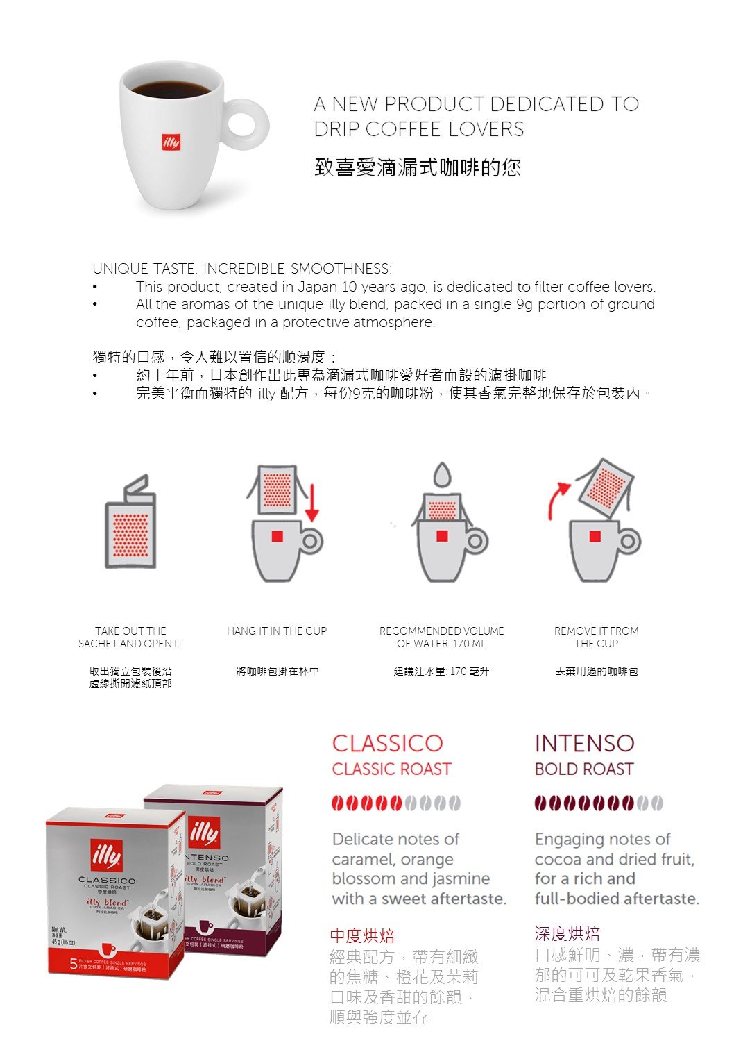 illy | Drip On Coffee - Classico 