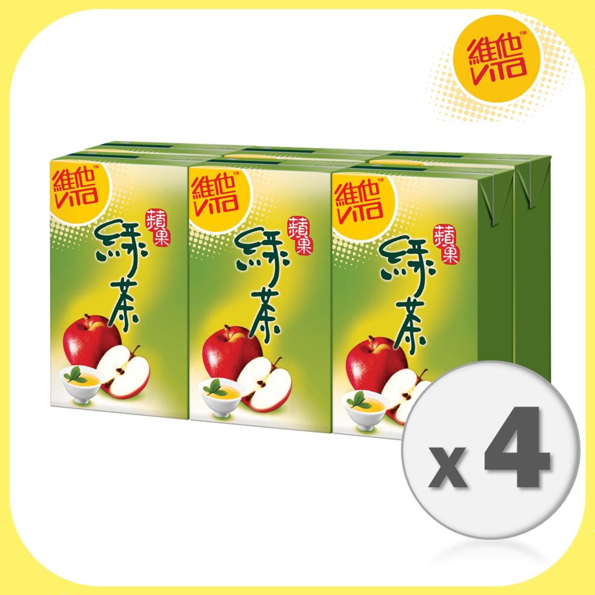 Apple Green Tea 250ml x 6 x 4