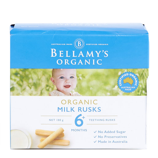 bellamy organic milk rusk