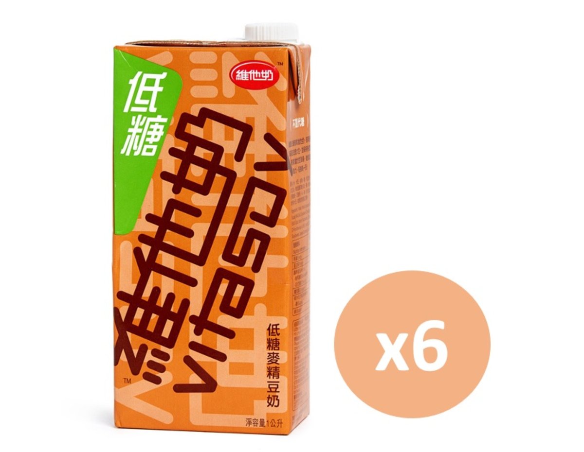 维他奶 - 低糖麦精豆奶 x 6