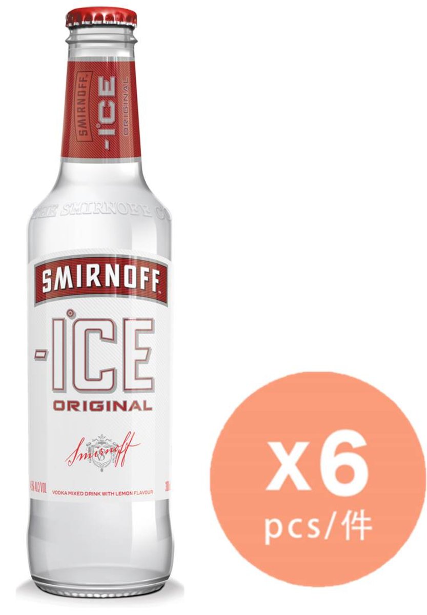 Smirnoff Ice 伏特加檸檬汽酒 - 300ml x 6樽