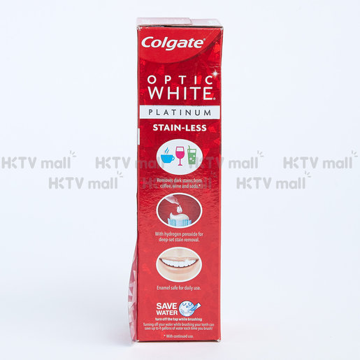 colgate optic white platinum stainless white toothpaste