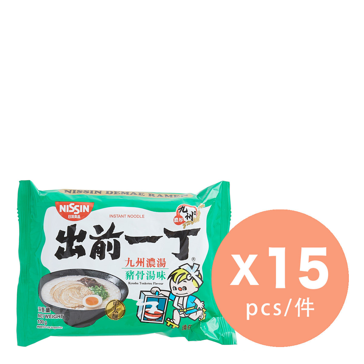 出前一丁九州濃湯豬骨湯味麵