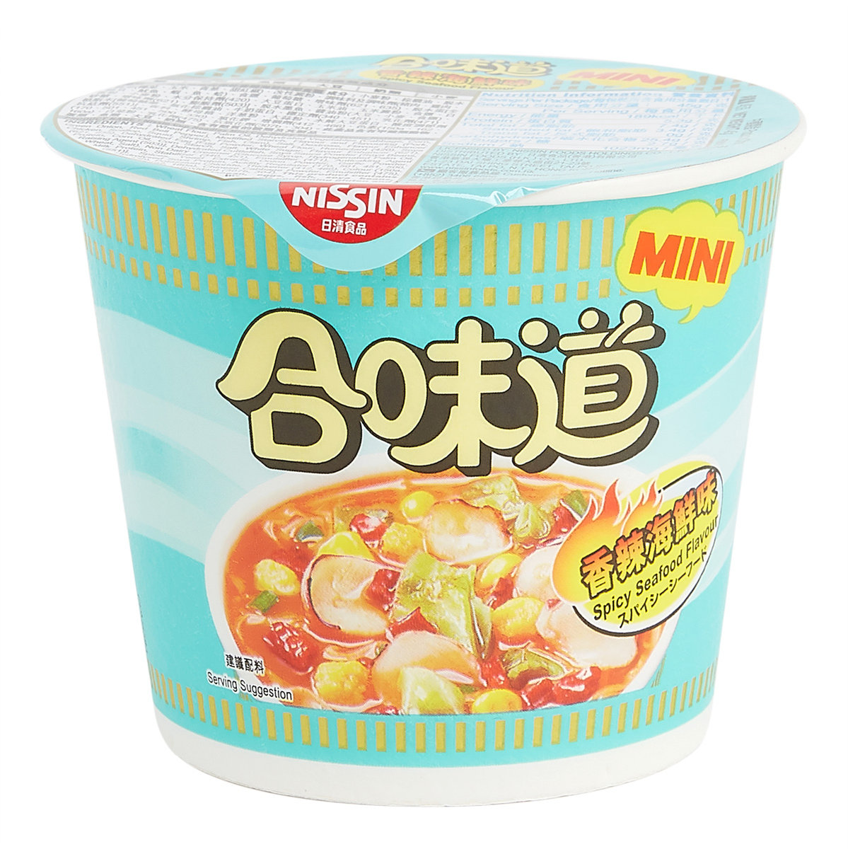 合味道迷你杯麵 香辣海鮮味