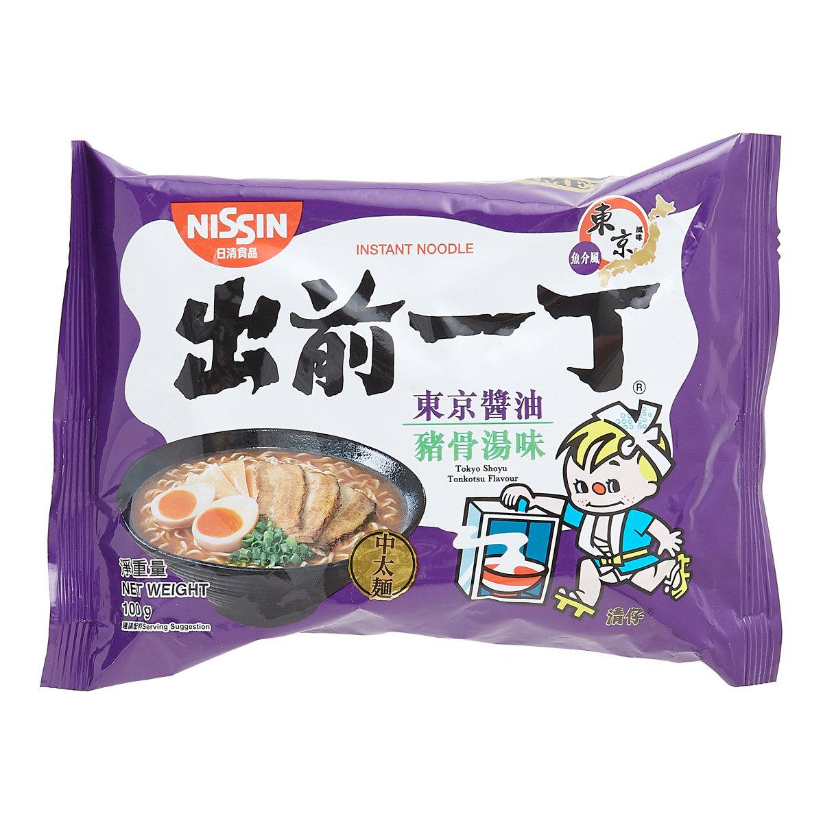 出前一丁東京醬油豬骨湯味麵
