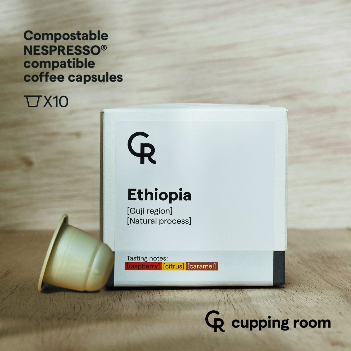 埃塞俄比亞咖啡膠囊 NESPRESSO®咖啡機適用 (新舊包裝隨機發送)