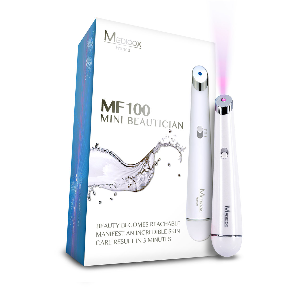 MF100 美人儀-紅光導入緊緻．藍光清潔排毒