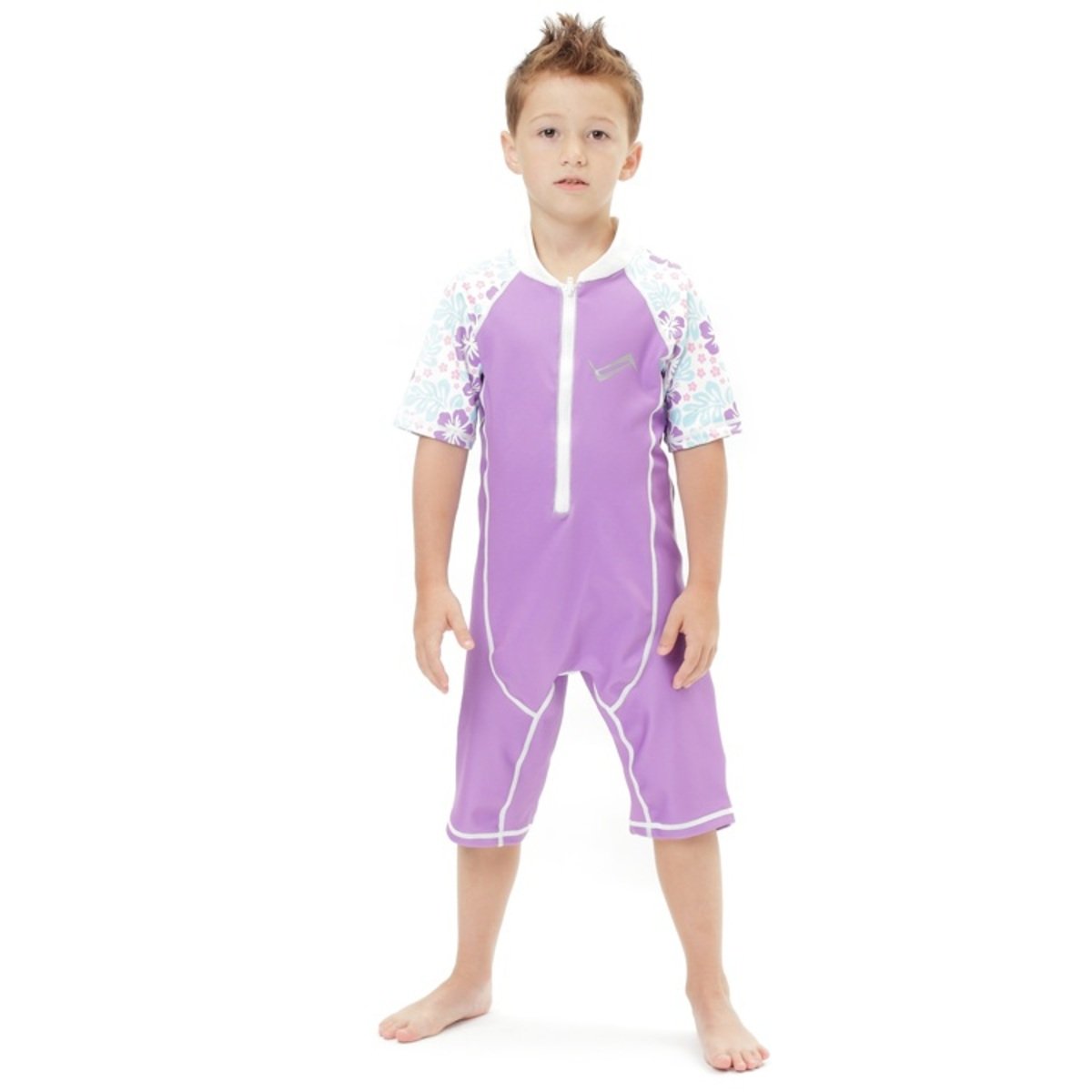 兒童前拉鏈加絨防曬衣