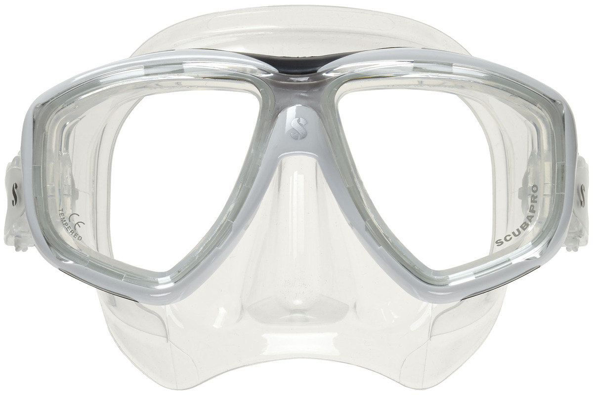Dive Mask-Flux Twin-White-Clear Skirt