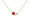 Birthstone with Cubic Stone Necklace - Ruby Quartz (July)